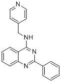 structure of CAS# 259870-32-1, 2-phenyl-N-(pyridin-4-ylmethyl)quinazolin-4-amine