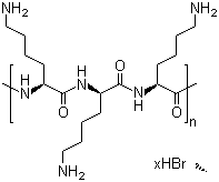 structure of CAS# 25988-63-0, L-Lysine homopolymer hydrobromide