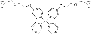 structure of CAS# 259881-39-5, 9,9-双[4-(2,3-环氧丙氧基乙氧基)苯基]芴