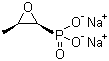 structure of CAS# 26016-99-9, Disodium phosphonomycin