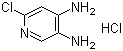 structure of CAS# 2604-40-2, 3,4-二氨基-6-氯吡啶盐酸盐
