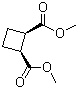 structure of CAS# 2607-03-6, 顺式-1,2-环丁烷二羧酸二甲酯