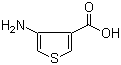 structure of CAS# 26112-64-1, 4-氨基-3-噻吩甲酸