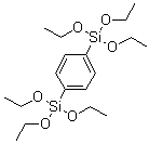 structure of CAS# 2615-18-1, 1,4-双(三乙氧基硅烷基)苯