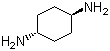 structure of CAS# 2615-25-0, trans-1,4-Diaminocyclohexane