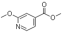 CAS # 26156-51-4, 2-Methoxyisonicotinic acid methyl ester, Methyl 2-methoxy-4-pyridinecarboxylate, Methyl 2-methoxyisonicotinate