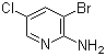 structure of CAS# 26163-03-1, 2-氨基-3-溴-5-氯吡啶