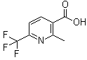 structure of CAS# 261635-93-2, 2-甲基-6-(三氟甲基)吡啶-3-甲酸