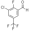 structure of CAS# 261763-02-4, 2-氟-3-氯-5-三氟甲基苯甲醛