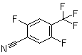 structure of CAS# 261945-24-8, 2,5-二氟-4-(三氟甲基)苯甲腈