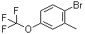 structure of CAS# 261951-96-6, 2-Methyl-4-(trifluoromethoxy)bromobenzene