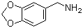 CAS # 2620-50-0, Piperonylamine, 1,3-Benzodioxol-5-ylmethylamine, 3,4-(Methylenedioxy)benzylamine
