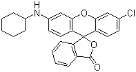 CAS # 26206-78-0, 3'-Chloro-6'-(cyclohexylamino)fluoran, 3'-Chloro-6'-(cyclohexylamino)spiro[isobenzofuran-1(3H),9'-[9H]xanthene]-3-one