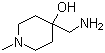 structure of CAS# 26228-68-2, 4-氨基甲基-1-甲基哌啶-4-醇