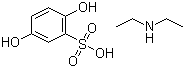 CAS # 2624-44-4, Etamsylate, 2,5-Dihydroxybenzenesulfonic acid N-ethylethanamine