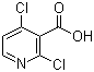 structure of CAS# 262423-77-8, 2,4-Dichloropyridine-3-carboxylic acid
