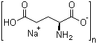 structure of CAS# 26247-79-0, L-Glutamic acid homopolymer sodium salt