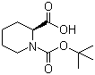 CAS # 26250-84-0, (S)-1-Boc-piperidine-2-carboxylic acid, (S)-(-)-1-(tert-Butoxycarbonyl)-2-piperidinecarboxylic acid, N-Boc-L-pipecolinic acid