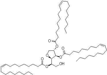 CAS # 26266-58-0, Sorbitan trioleate, Alkamuls STO, Arlacel 85, Atlox 4885, Atmer 106, Crill 45, Crill 45R, Crill 5, Dehymuls STO, E 496, EMS 85, Emasol 430, Emasol O 30V, Emsorb 2503, Glycomul TO, Glytanox 4034, Ionet S 85, Kosteran O 3, Kosteran O 3VH, Lonzest STO, Montane 85, Montane VG 85, Newcol 3-80, Newkalgen D 935T, Nikkol SO 30, Nikkol SO 30R, Nikkol SO 30RV, Nissan Nonion OP 85, Nissan Nonion OP 85R, Nonion OP 85R, OP 85, OP 85R, Pionin D 935T, Rheodol SP-O 30, Rheodol SP-O 30V, Rikemal OR 85, SP 40, SP 65, SP 85, SP-O 30V, Sinopol 3-80, Solfa 850, Sorbon S 85, Sorgen 20V, Span 85, T-Sol 85, TE 33, Tego STO-V