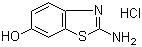structure of CAS# 26278-78-4, 2-氨基-6-苯并噻唑醇盐酸盐