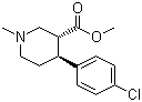 CAS 登录号：263769-22-8, (3R,4S)-4-(4-氯苯基)-1-甲基哌啶-3-羧酸甲酯