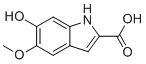 structure of CAS# 2638-99-5, 6-羟基-5-甲氧基-1h-吲哚-2-羧酸