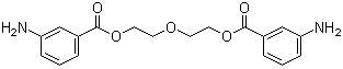 CAS # 26383-70-0, Diethylene glycol bis(m-aminobenzoate), 2,2'-Oxybisethanol 1,1'-bis(3-aminobenzoate)