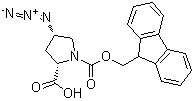 CAS 登录号：263847-08-1, (2S,4S)-4-叠氮基-1,2-吡咯烷二甲酸 1-(9H-芴-9-基甲基)酯