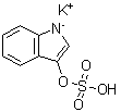 CAS # 2642-37-7, Potassium indol-3-yl sulfate, Indol-3-ol, potassium sulfate, Indol-3-yl sulfate, potassium salt, Indoxyl sulfate potassium salt