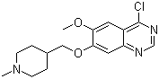 CAS # 264208-72-2, 4-Chloro-7-[N-methylpiperidin-4-ylmethoxy]-6-methoxyquinazoline