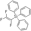 CAS # 2643-25-6, 1,2,2-Trifluorovinyl-triphenylsilane, Triphenyl(trifluoroethenyl)-silane