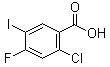structure of CAS# 264927-52-8, 2-氯-4-氟-5-碘苯甲酸