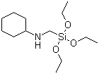 CAS # 26495-91-0, N-[(Triethoxysilyl)methyl]cyclohexylamine, N-Cyclohexylaminomethyltriethoxysilane