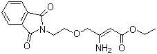 CAS # 265136-65-0, Ethyl 3-amino-4-(2-phthalimidoethoxy)crotonate, (Z)-Ethyl 3-amino-4-(2-(1,3-dioxoisoindolin-2-yl)ethoxy)but-2-enoate