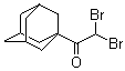 structure of CAS# 26525-25-7, 1-Adamantyl dibromomethyl ketone