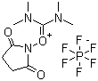 CAS # 265651-18-1, N,N,N',N'-Tetramethyl-O-(N-succinimidyl)uronium hexafluorophosphate, HSTU