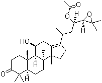 structure of CAS# 26575-95-1, 泽泻醇 B 乙酸酯