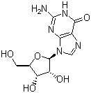 structure of CAS# 26578-09-6, L-鸟嘌呤核苷