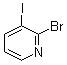structure of CAS# 265981-13-3, 2-溴-3-碘吡啶