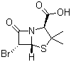 CAS # 26631-90-3, Brobactam, (2S,5R,6R)-6-Bromo-3,3-dimethyl-7-oxo-4-thia-1-azabicyclo[3.2.0]heptane-2-carboxylic acid