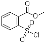 structure of CAS# 26638-43-7, 2-(氯磺酰基)苯甲酸甲酯