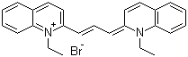 CAS 登录号：2670-67-9, 溴化频哪氰醇, 1,1'-二乙基-2,2'-羰花青溴化物