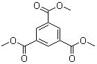CAS # 2672-58-4, Trimethyl trimesate, 1,3,5-Tri(methoxycarbonyl)benzene, 1,3,5-Tricarbomethoxybenzene, 1,3,5-Tris(methoxycarbonyl)benzene, NSC 61883, Trimethyl 1,3,5-benzenetricarboxylate