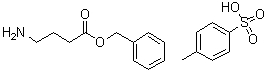 Benzyl gamma-aminobutyrate tosylate molecular structure (CAS 26727-22-0)