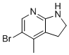 structure of CAS# 267875-37-6, 5-溴-4-甲基-2,3-二氢-1H-吡咯并[2,3-b]吡啶