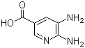 structure of CAS# 267875-45-6, 5,6-二氨基-3-吡啶羧酸