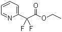 structure of CAS# 267876-28-8, 2,2-二氟-2-(2-吡啶基)乙酸乙酯
