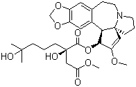 CAS # 26833-87-4, Homoharringtonine, Cephalotaxine 4-methyl 2-hydroxy-2-(4-hydroxy-4-methylpentyl)butanedioate