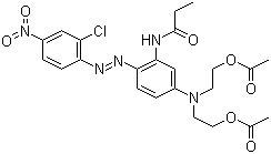 structure of CAS# 26850-12-4, 分散红 167