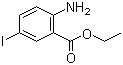 CAS # 268568-11-2, Ethyl 2-amino-5-iodobenzoate, Ethyl 5-iodoanthranilate, 2-Amino-5-iodobenzoic acid ethyl ester